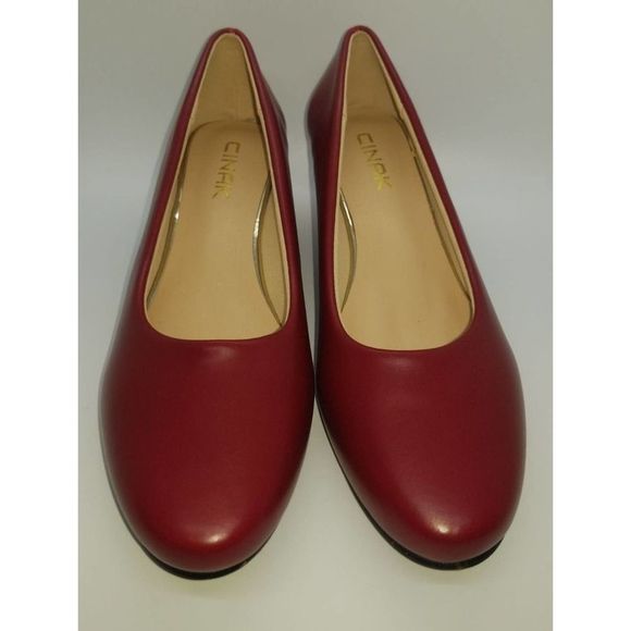 Clarks Shoes - Clarks Women's Red Round-Toe Flats